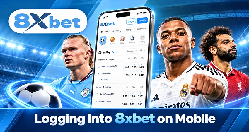 Logging Into 8xbet on Mobile